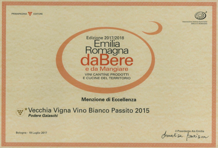 Vecchiavigna menzione 2015